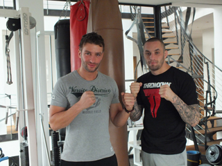 Ralf Ohrmann und Christian Eckerlin im gemeinsamen Training